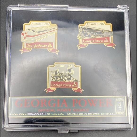 1996 Atlanta Summer Olympics ~ Georgia Power Limited Edition Pin Set 782 of 2500 - Picture 8 of 9